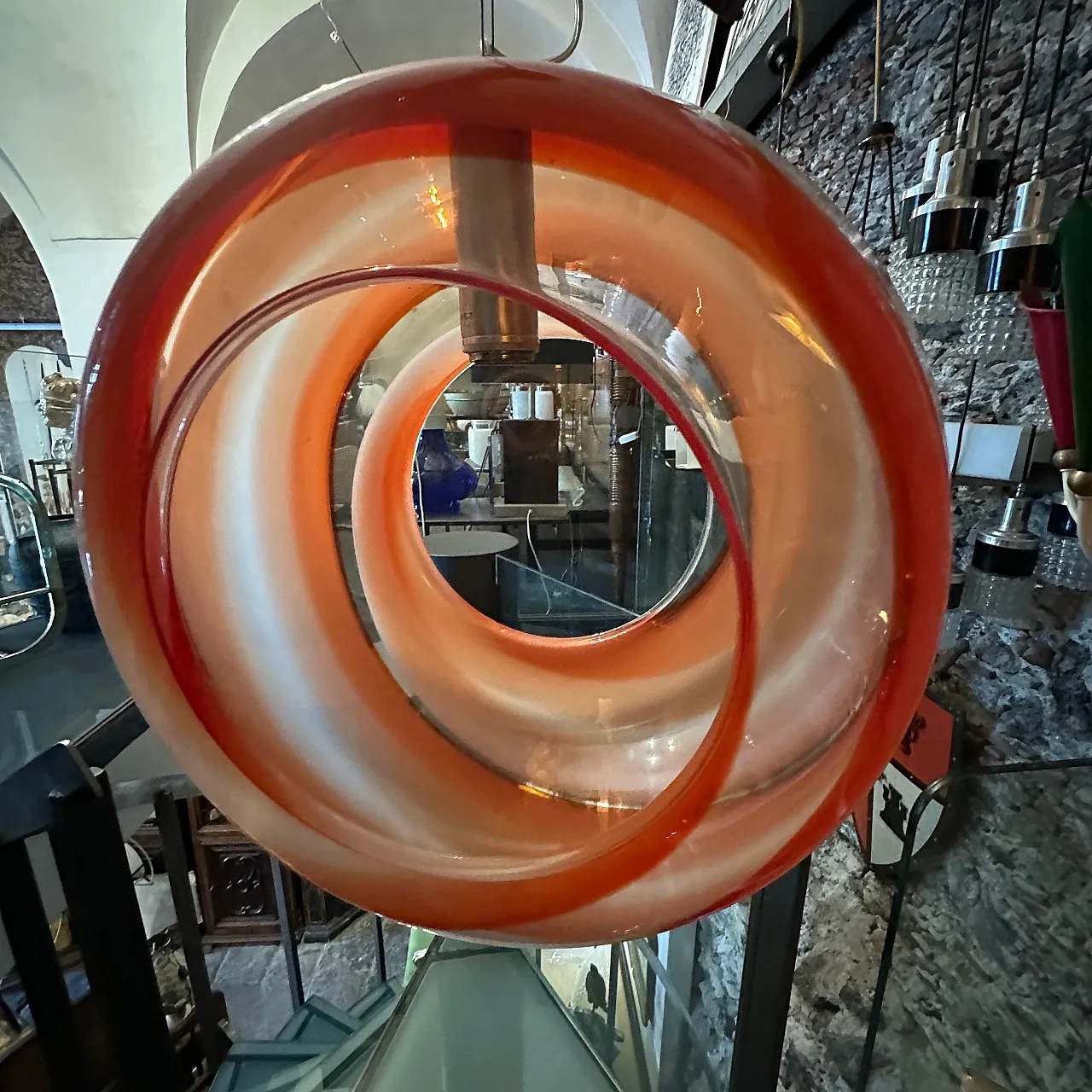 Lampadario in vetro di Murano di La Murrina, anni '80 13