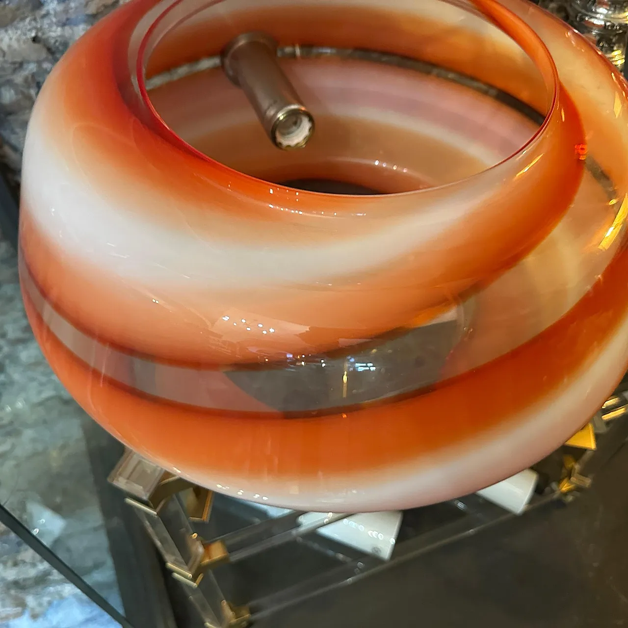 Lampadario in vetro di Murano di La Murrina, anni '80 15