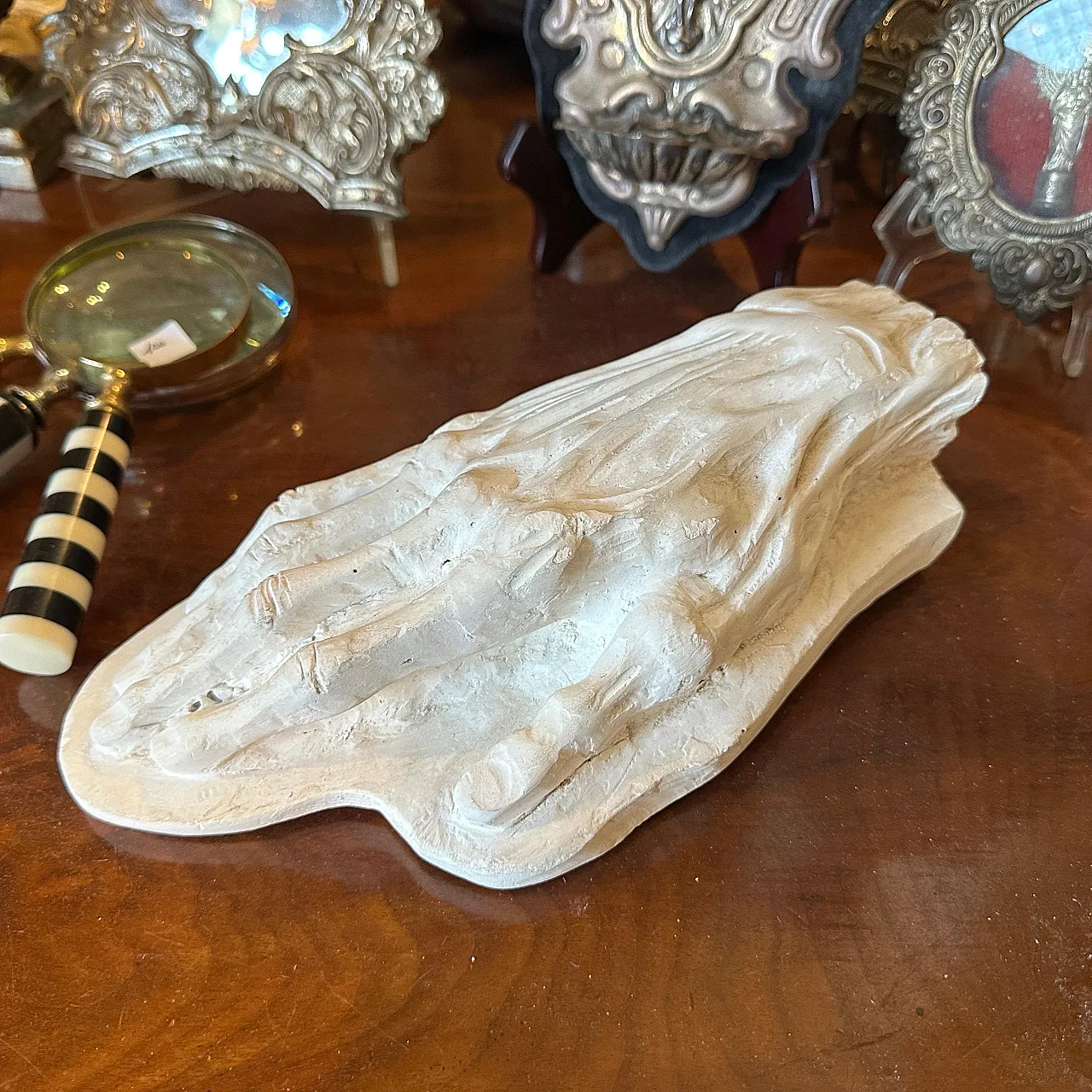 Plaster anatomic, school study of a human hand, 1950s 6