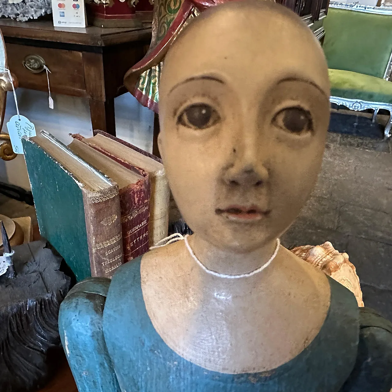 Manichino articolato in legno laccato, anni '50 8