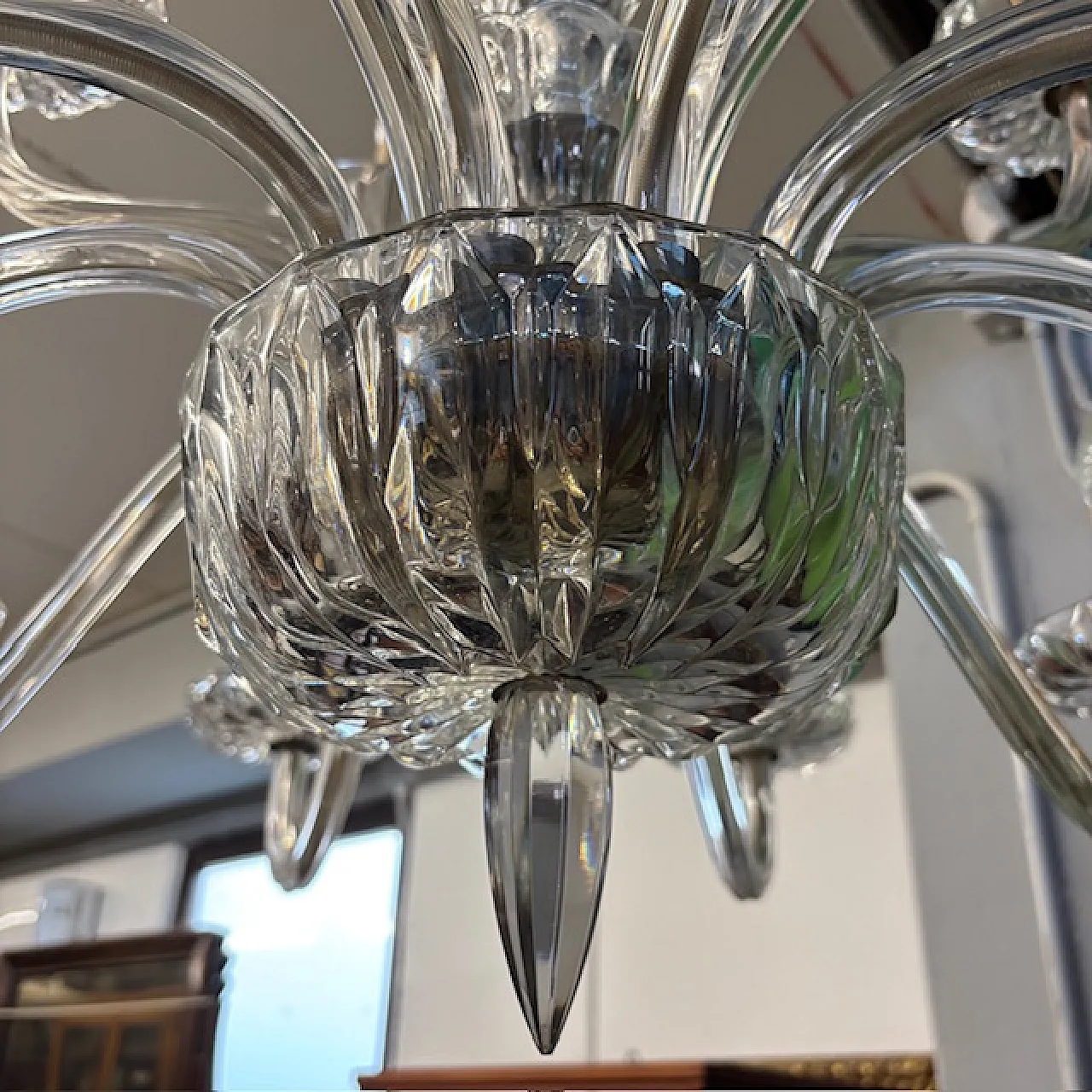 Grande lampadario in cristallo, fine '800 3