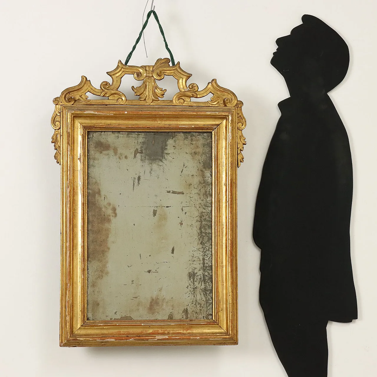 Specchiera in legno dorato, '800 2