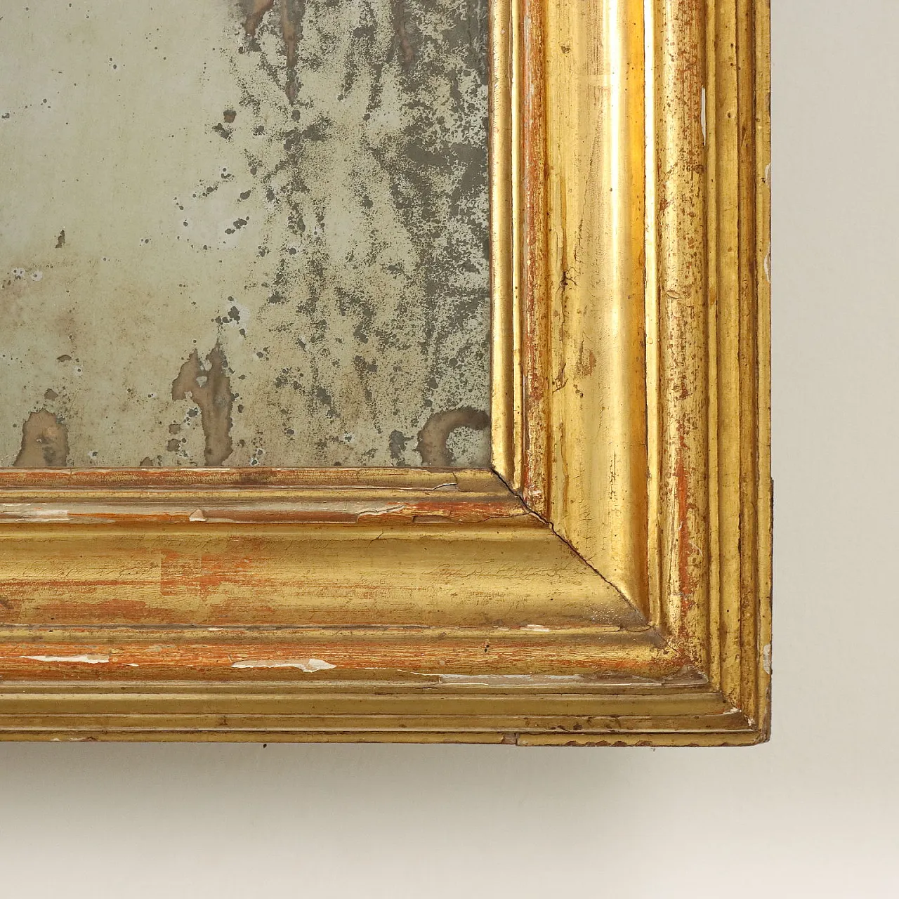 Specchiera in legno dorato, '800 7