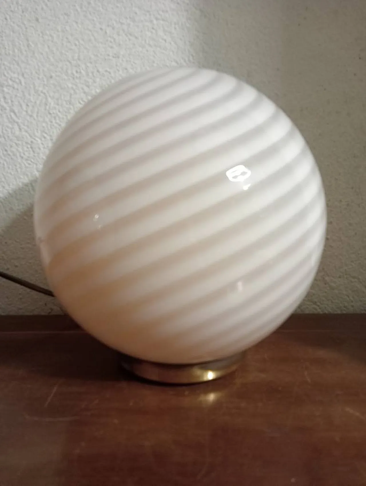 Pair of Murano glass lamps in the style of Venini, 1960s 11