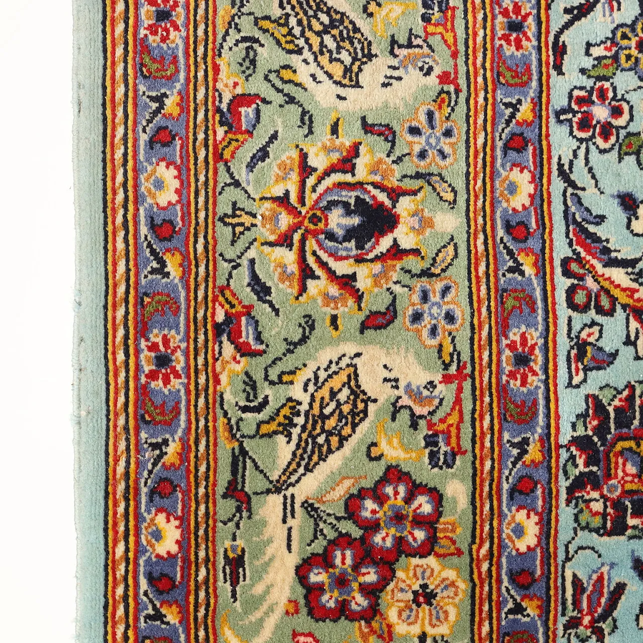 Tappeto Kum in cotone e lana con nodo pesante, fine '900 6