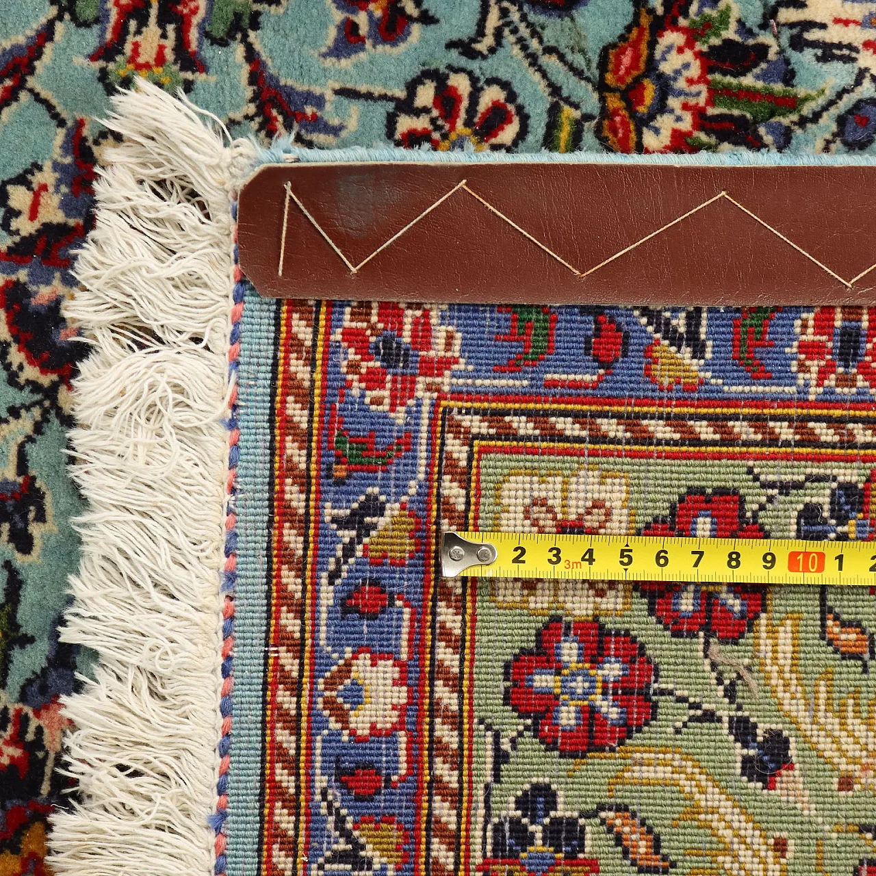 Tappeto Kum in cotone e lana con nodo pesante, fine '900 7