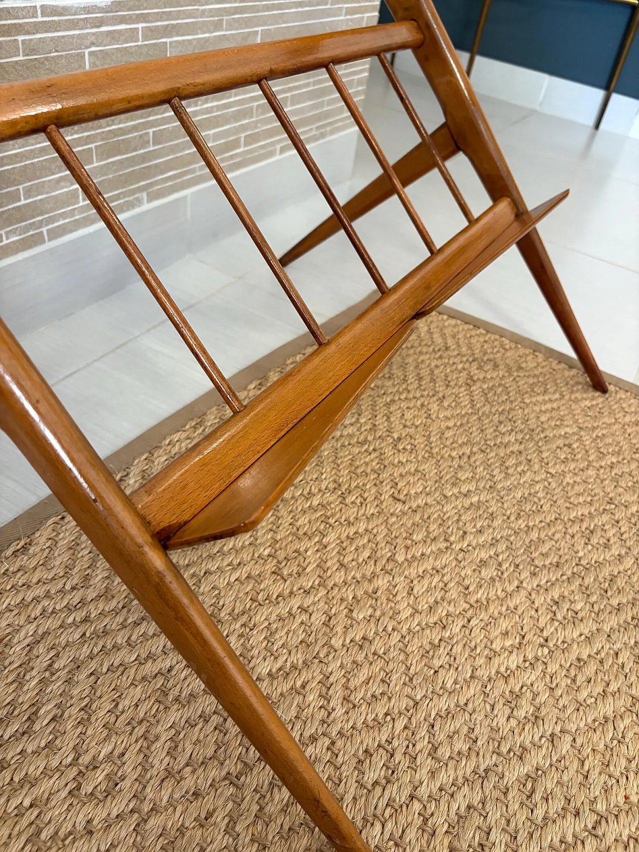 Tavolino portariviste in stile Ico Parisi, anni '60 4