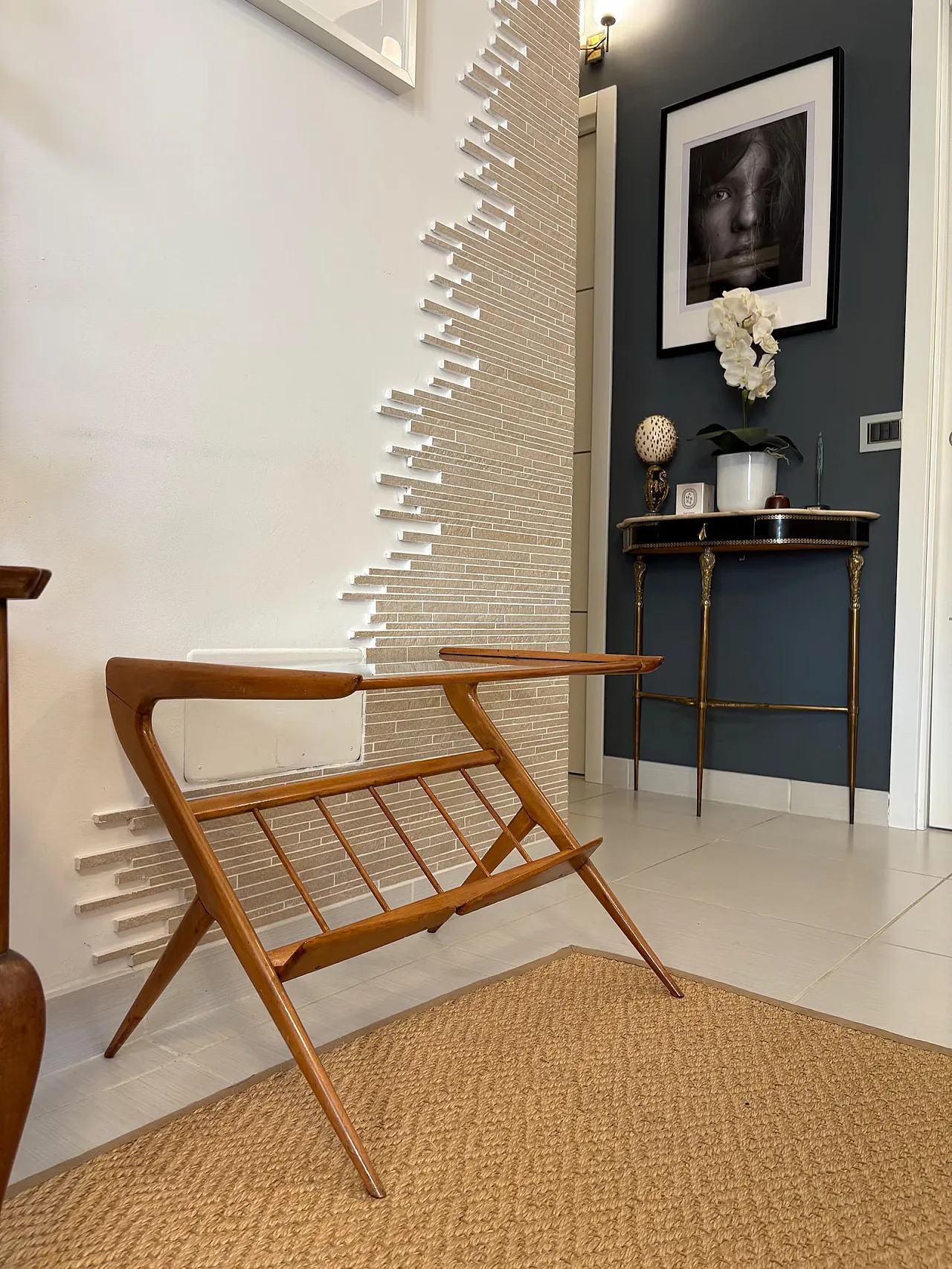 Tavolino portariviste in stile Ico Parisi, anni '60 8