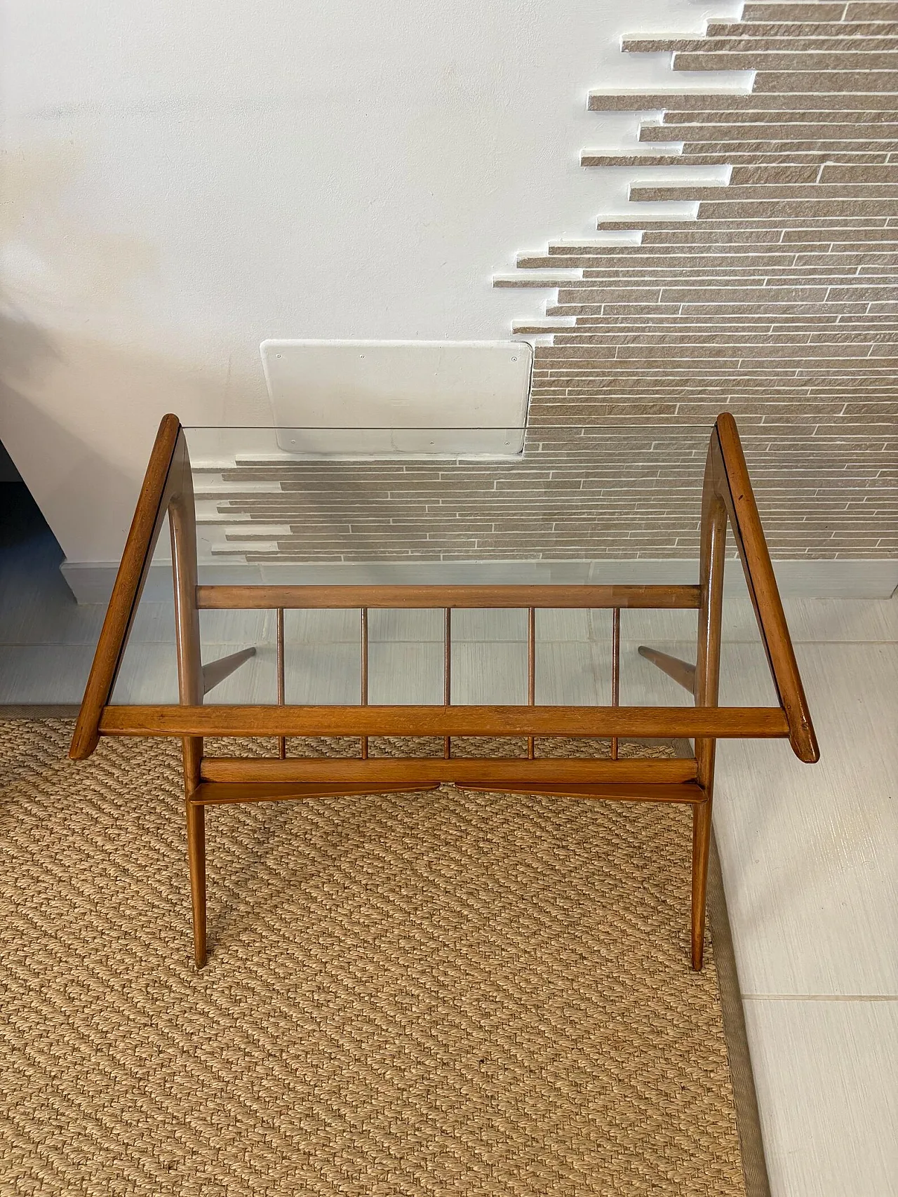 Tavolino portariviste in stile Ico Parisi, anni '60 12