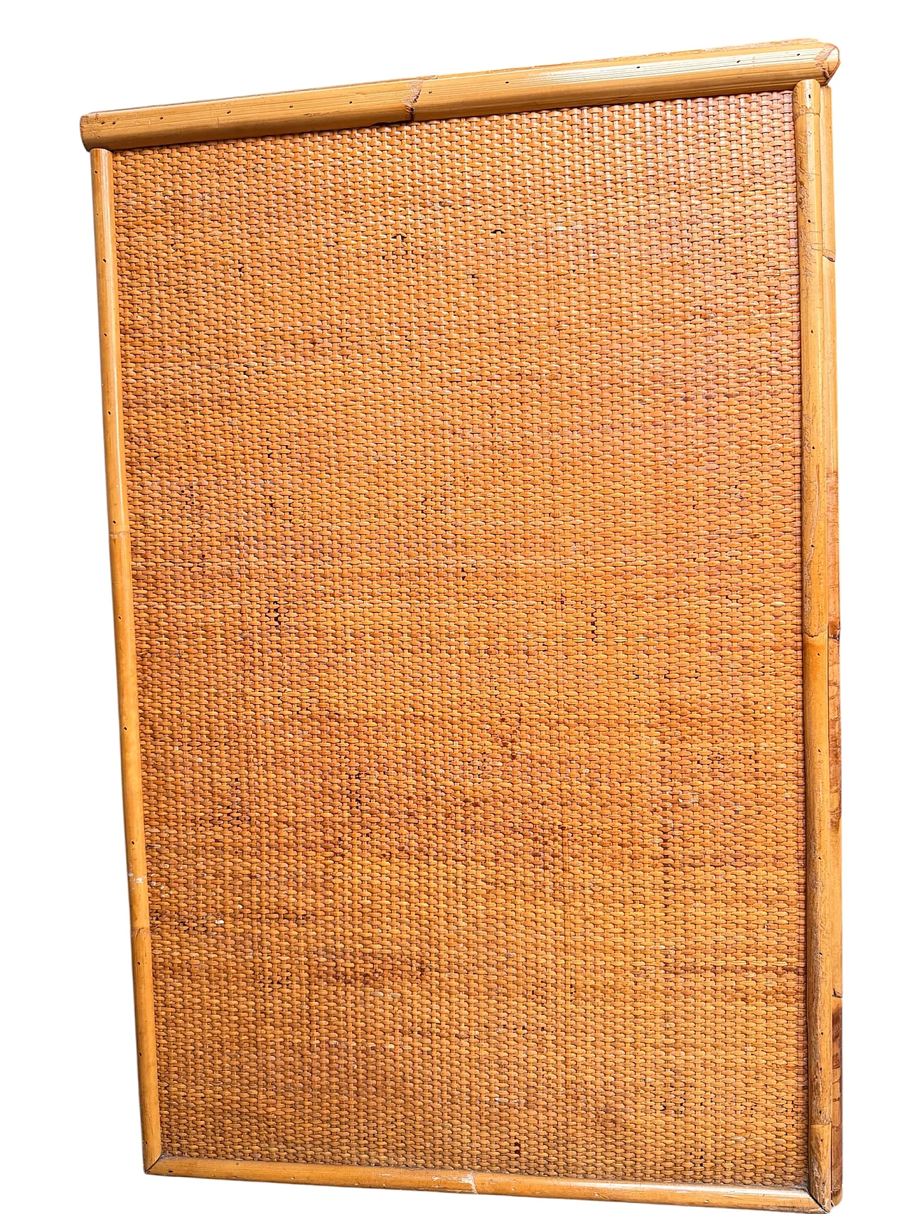 Woven wicker chest of drawers, 1970s 8