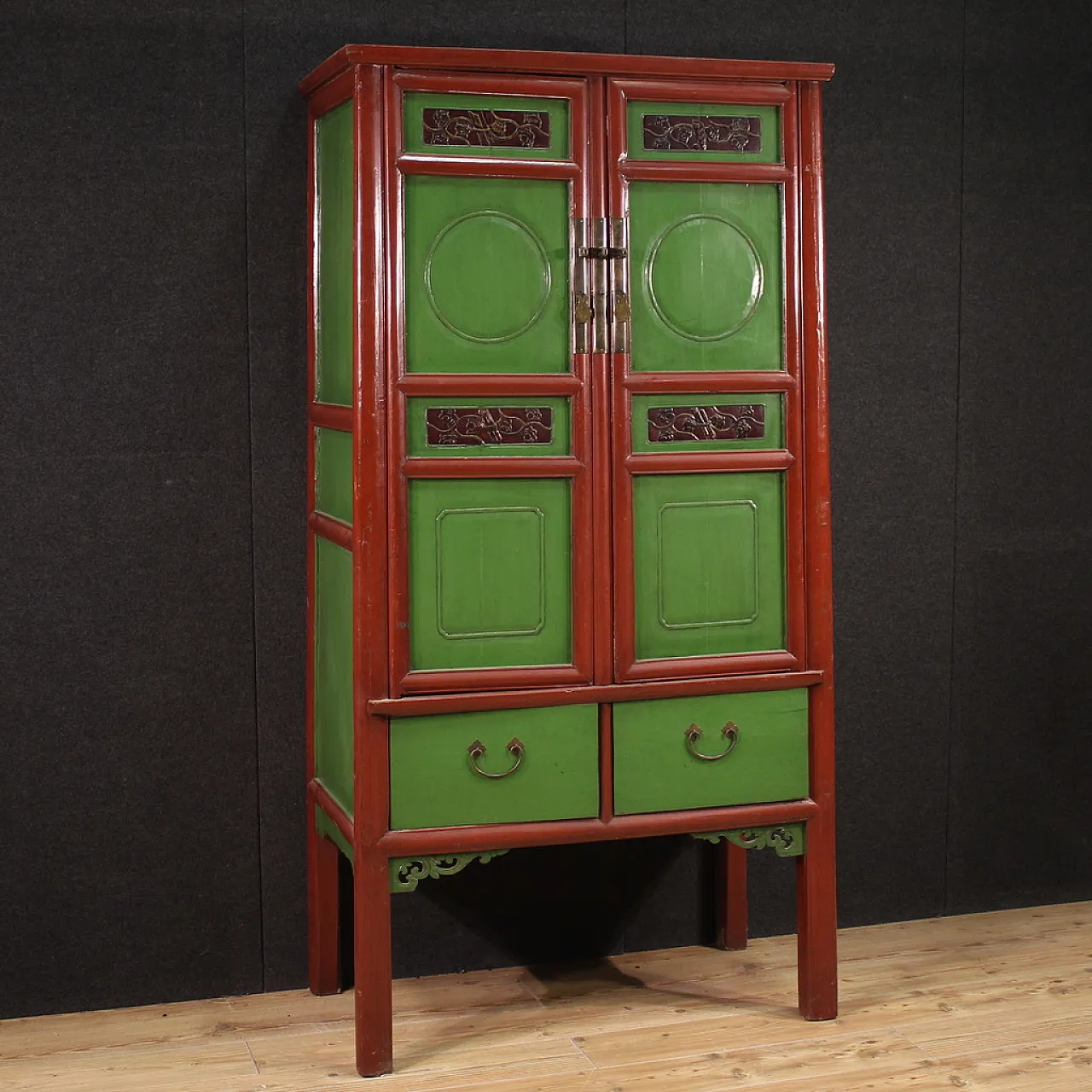Armadio cinese laccato, '900 1