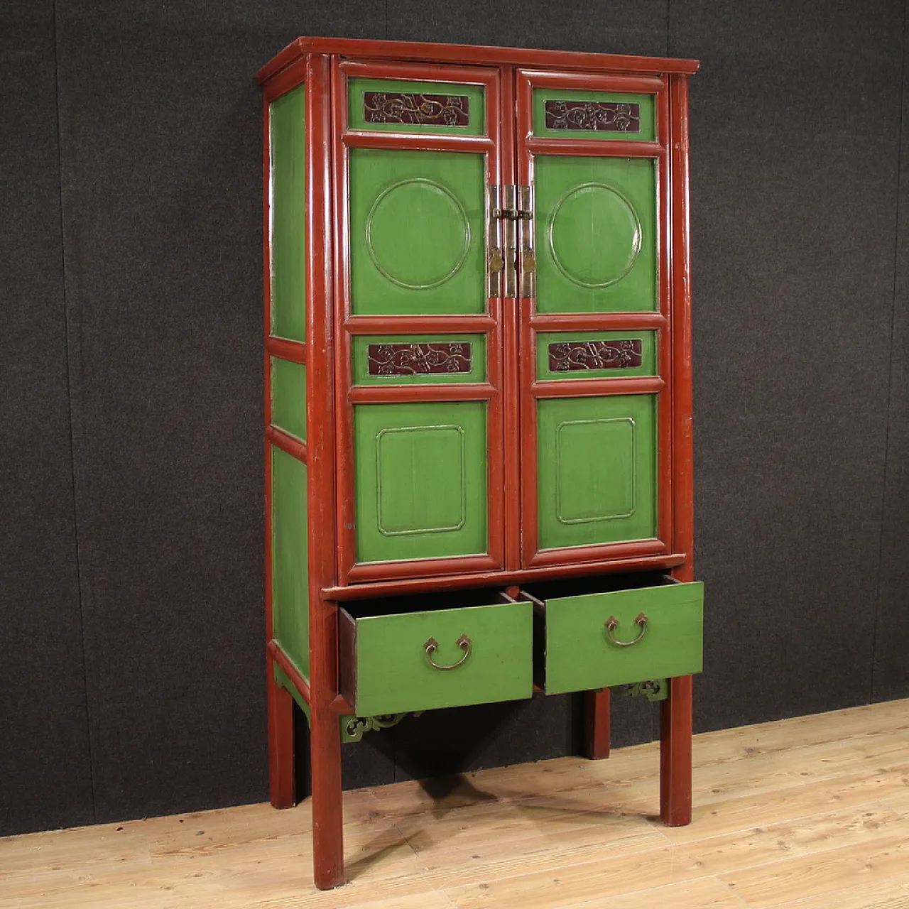 Armadio cinese laccato, '900 10