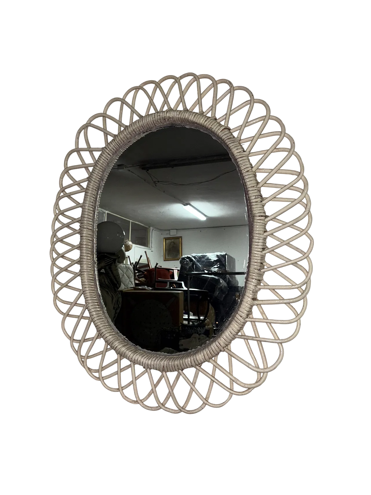 Specchio in vimini 11