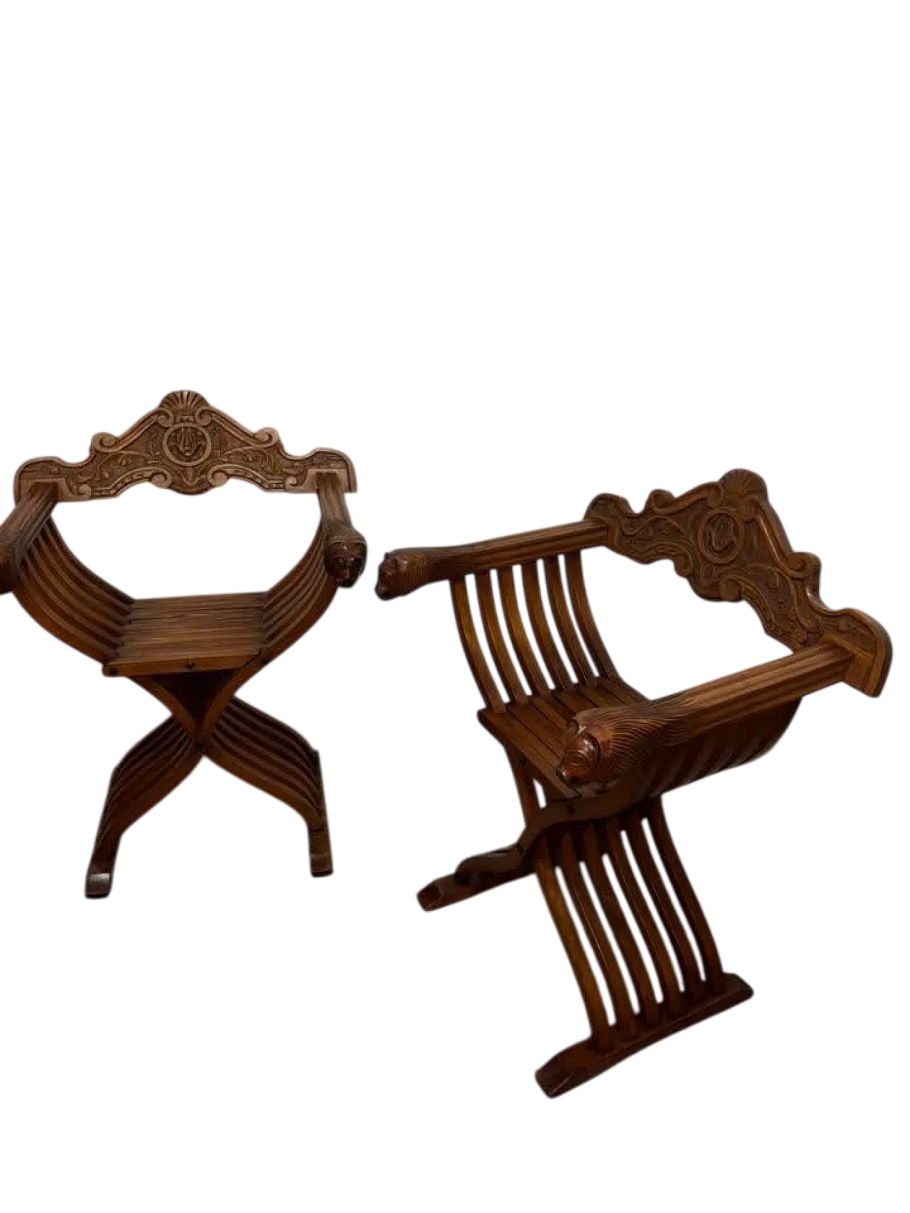 Coppia sedie savonarole 7