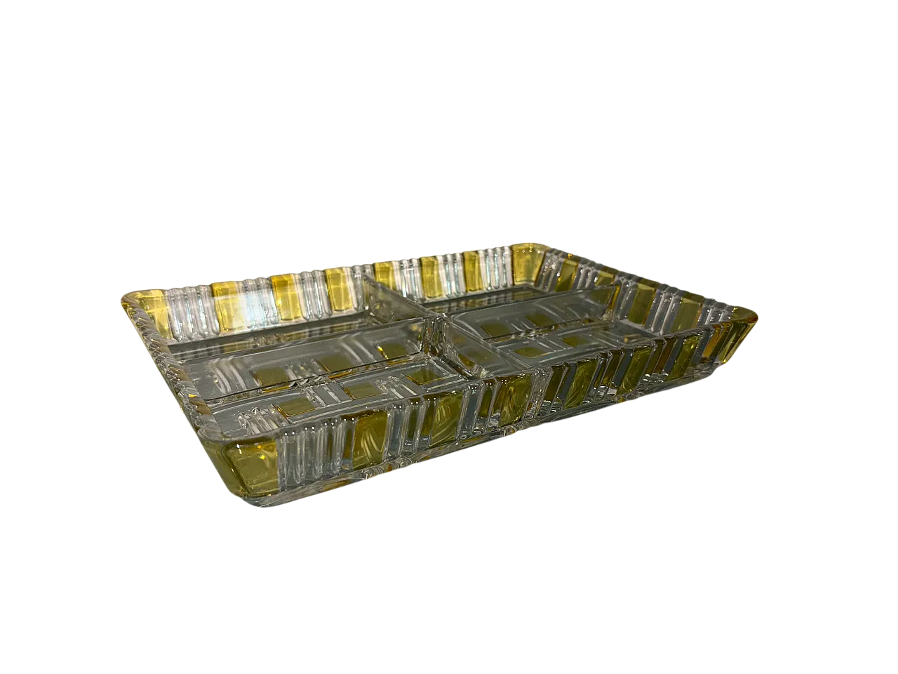 Vassoio vetro anni 50 8