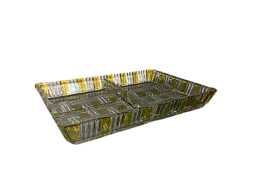 Vassoio vetro anni 50