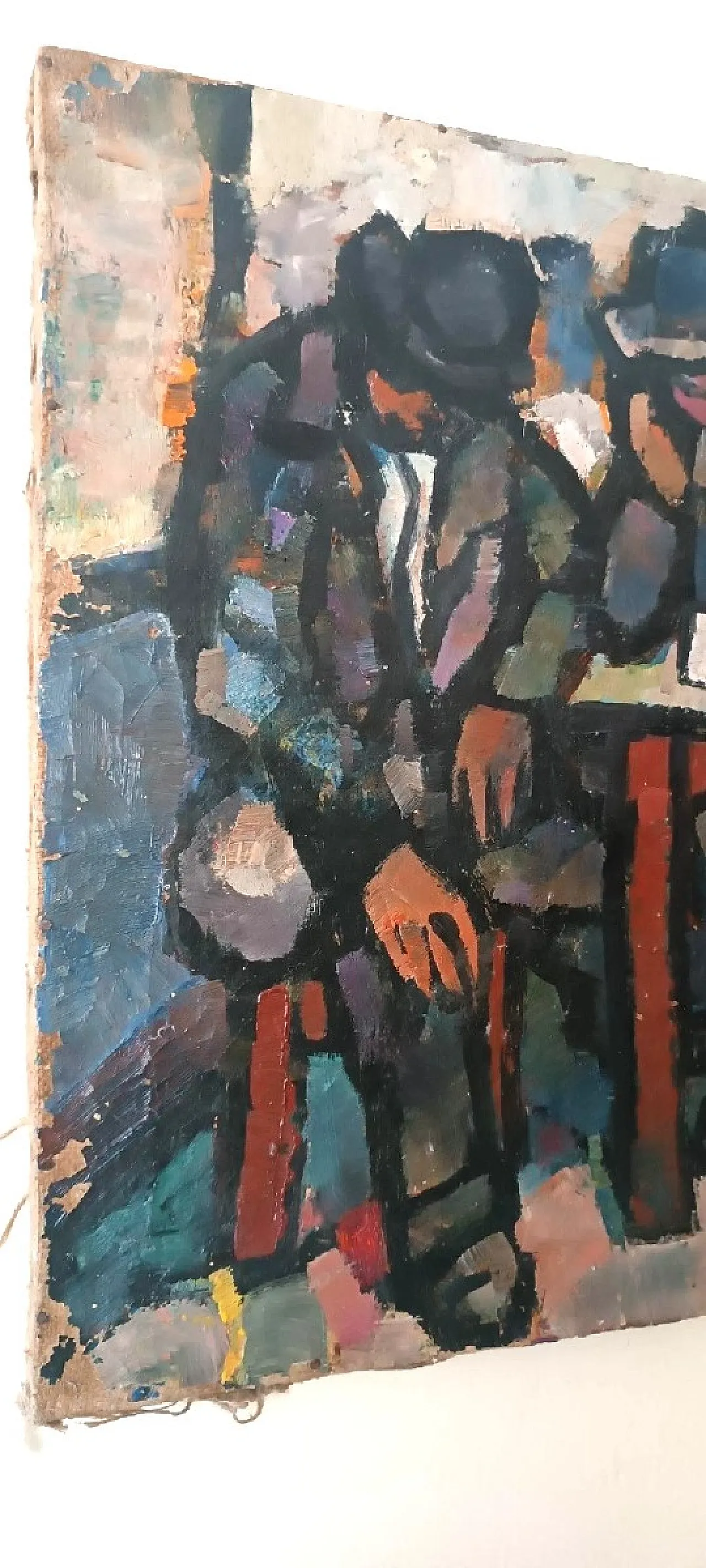 Uomini addormentati di Ferruccio Ferri, olio su tela, anni '30 9