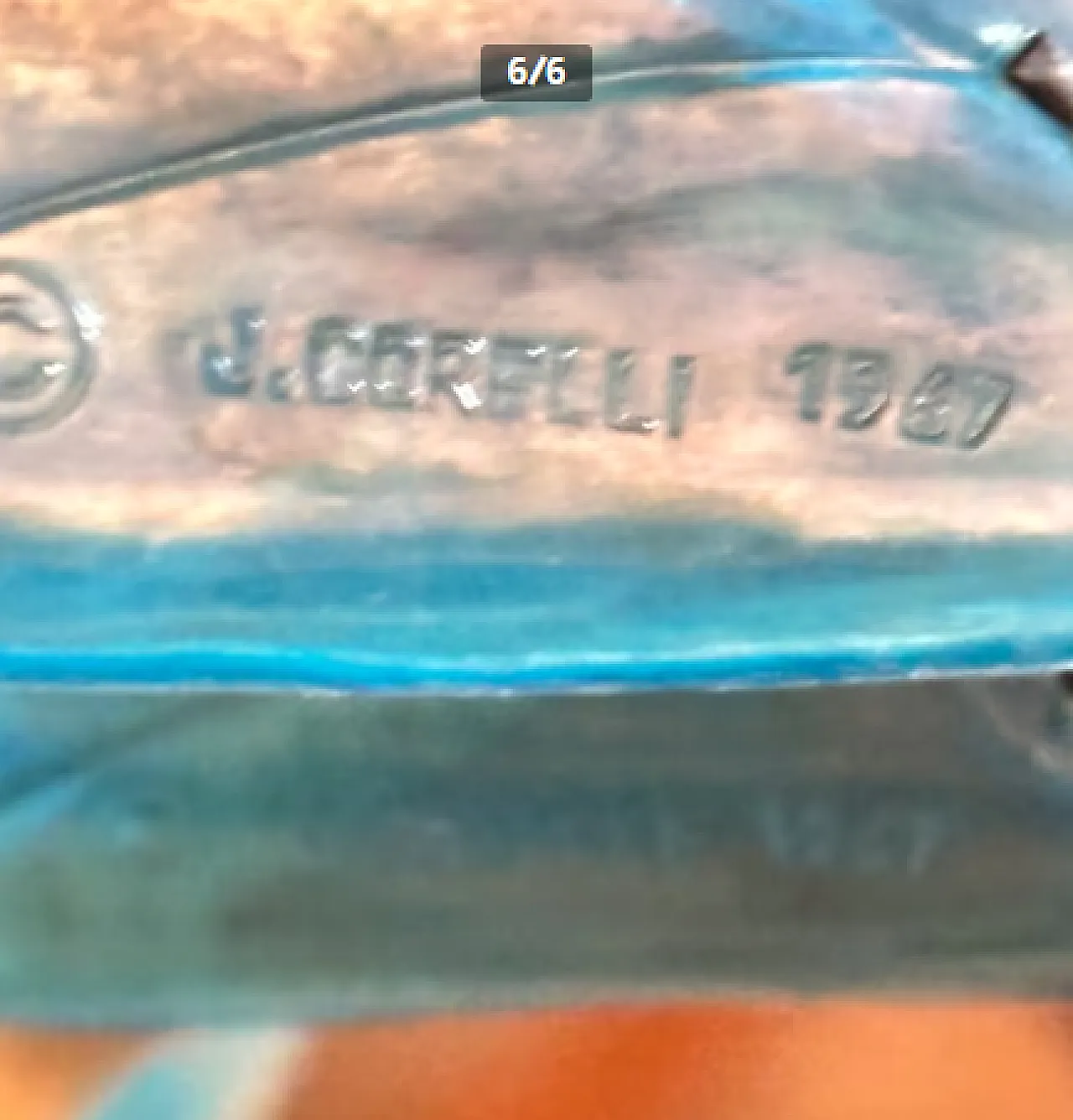 Lucite flower vase by J. Corelli, 20th century 6