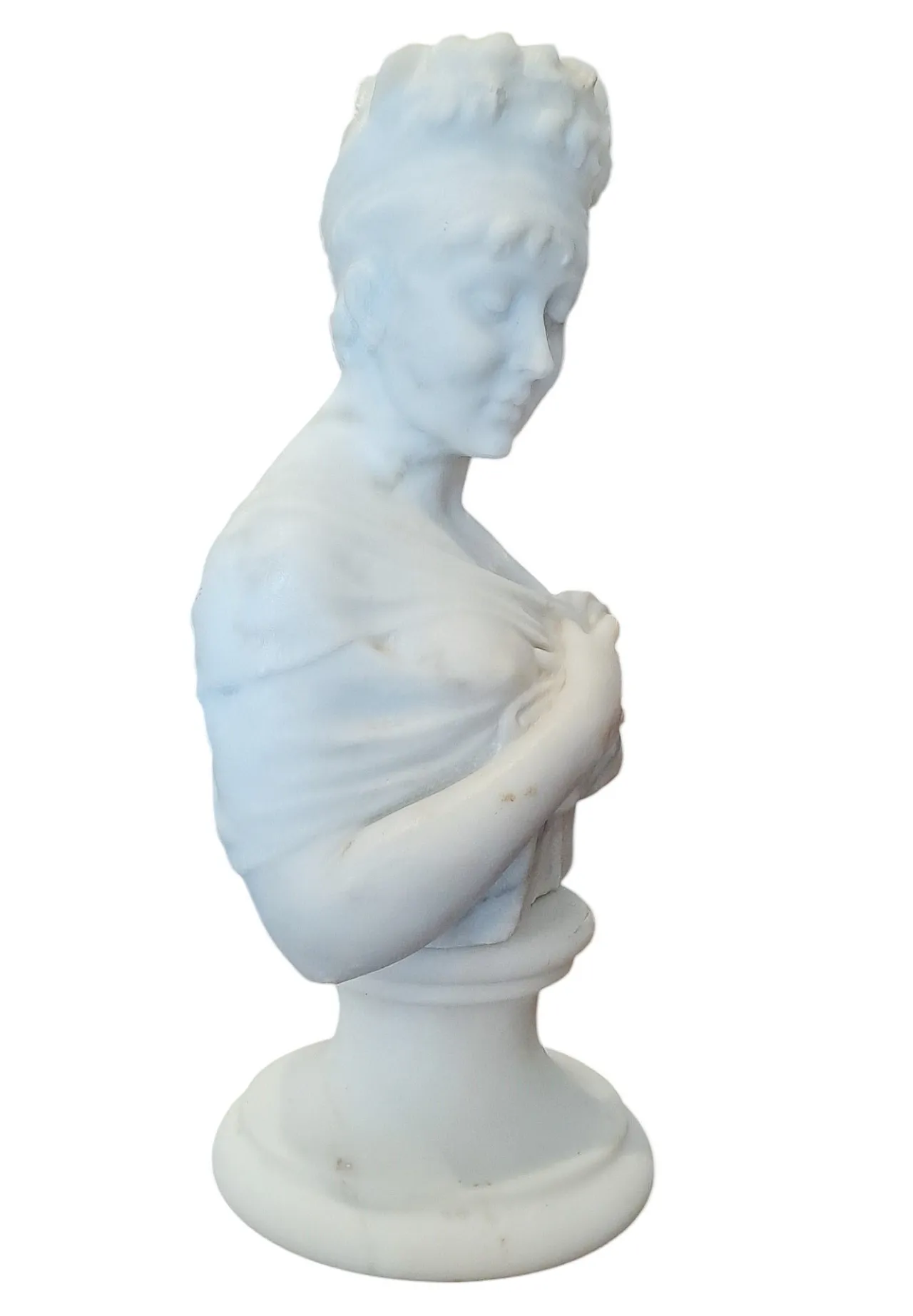 Marble bust of Juliette Récamier, 19th century 3