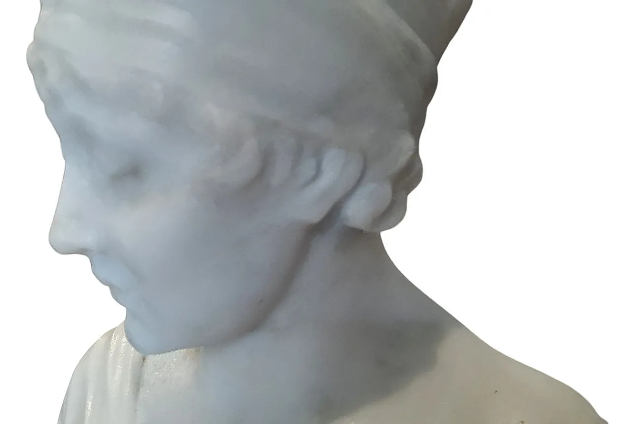 Marble bust of Juliette Récamier, 19th century 8