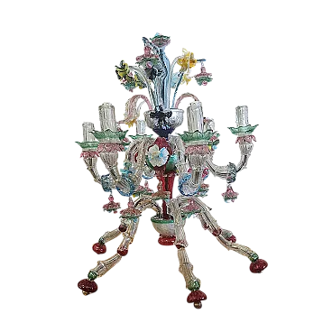 Lampada da tavolo in vetro di Murano