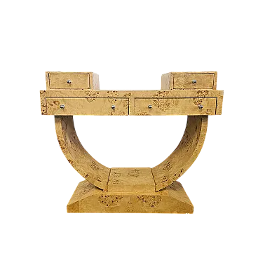 Consolle in radica di betulla