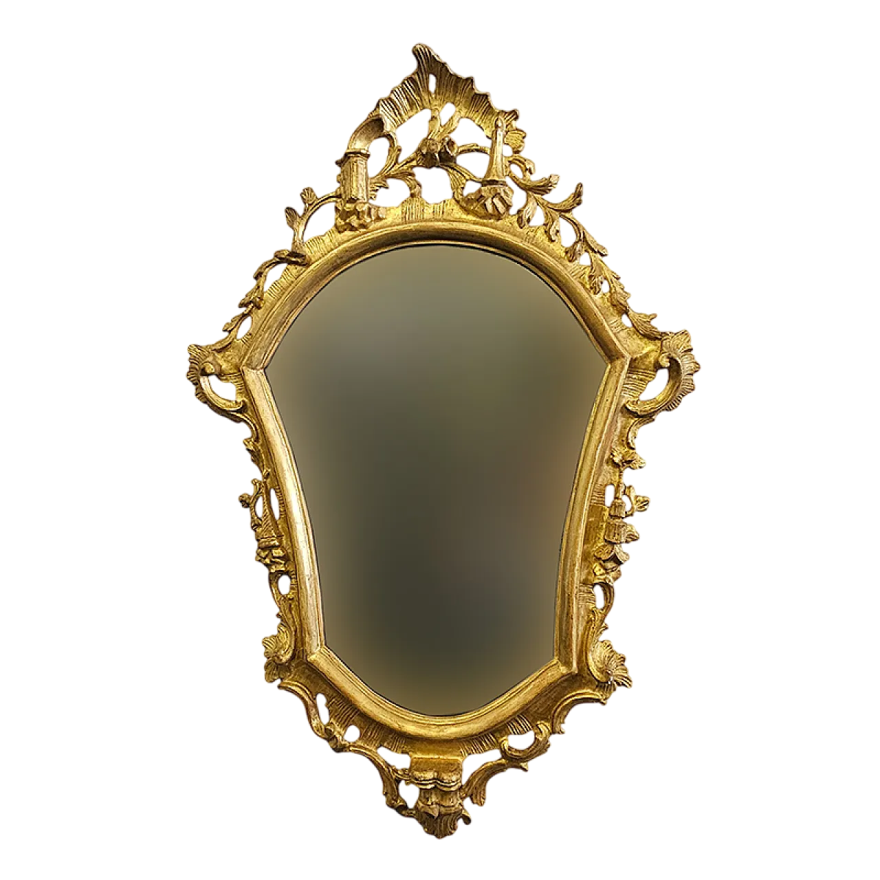 Specchiera in legno dorato 5