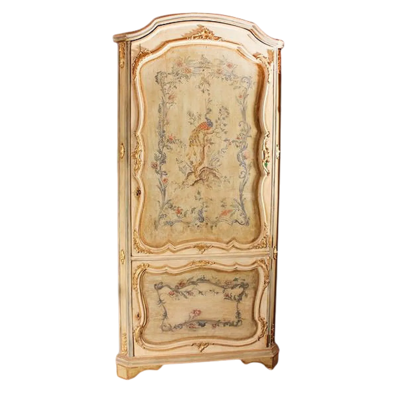 Mobile cantonale in legno laccato e dorato 6