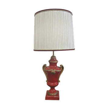 Lampada da tavolo in porcellana smaltata