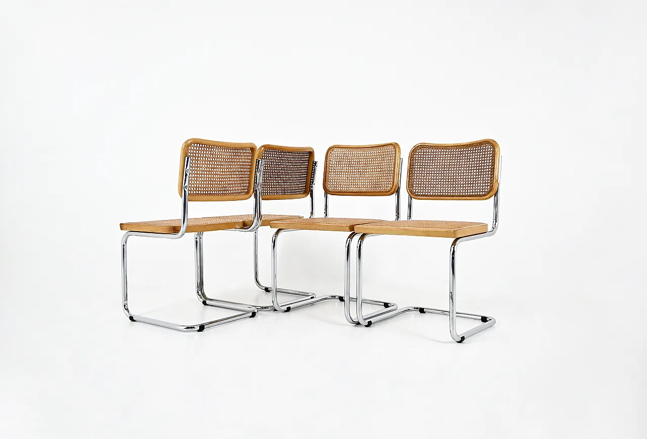 Dining Chairs Style B32 by Marcel Breuer, Set of 4 1