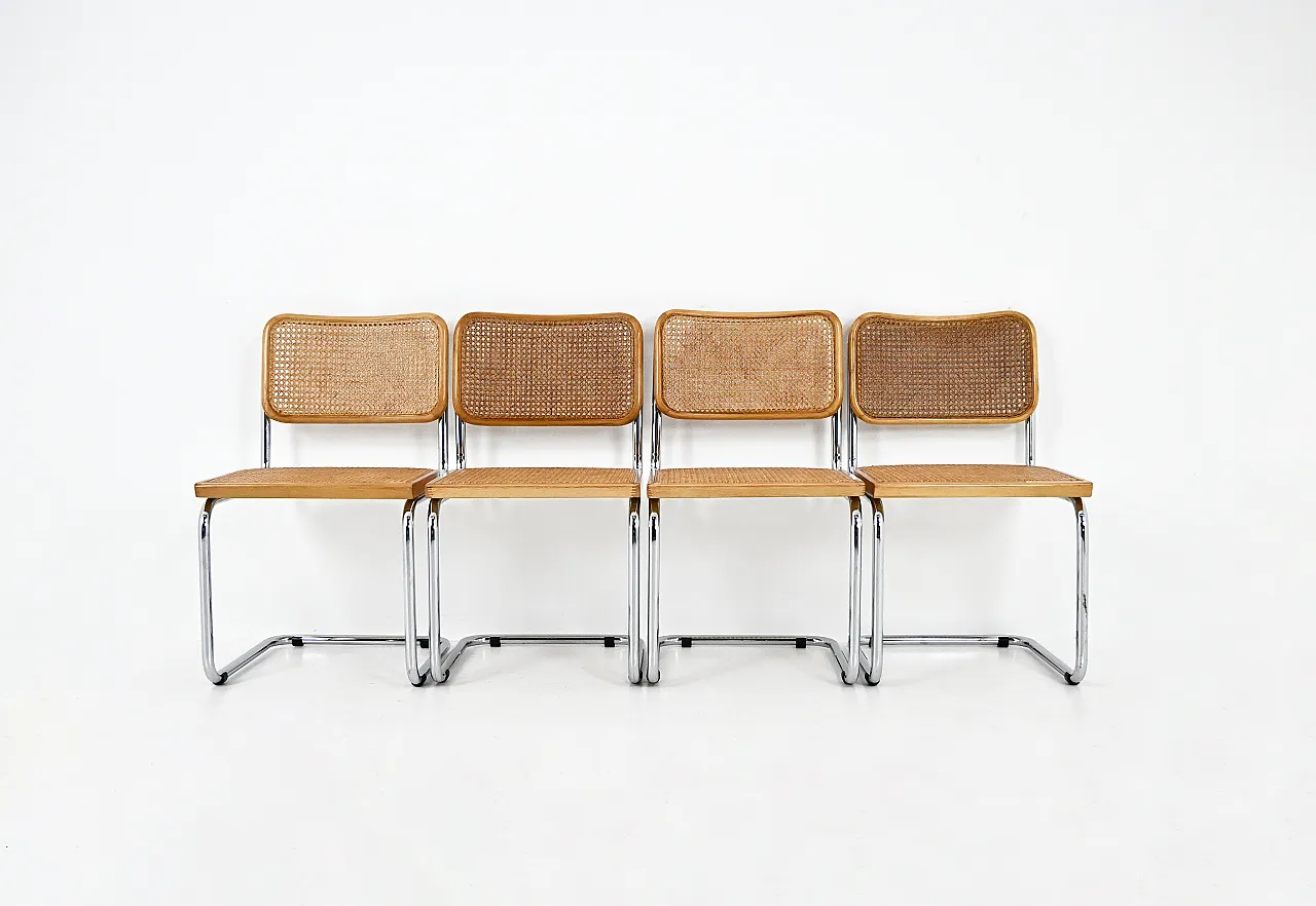 Dining Chairs Style B32 by Marcel Breuer, Set of 4 3