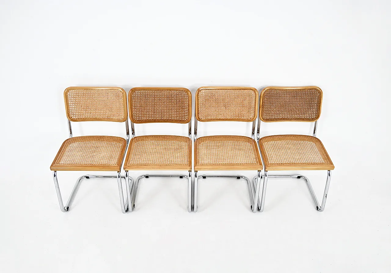 Dining Chairs Style B32 by Marcel Breuer, Set of 4 7