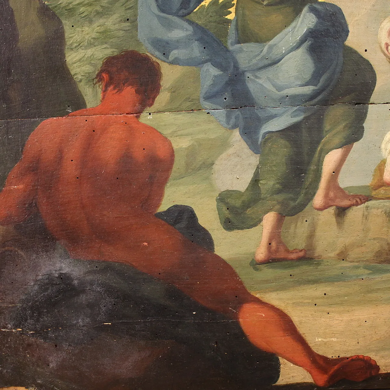 Dipinto sul pannello, Ermes affida Dioniso, XVIII secolo 10