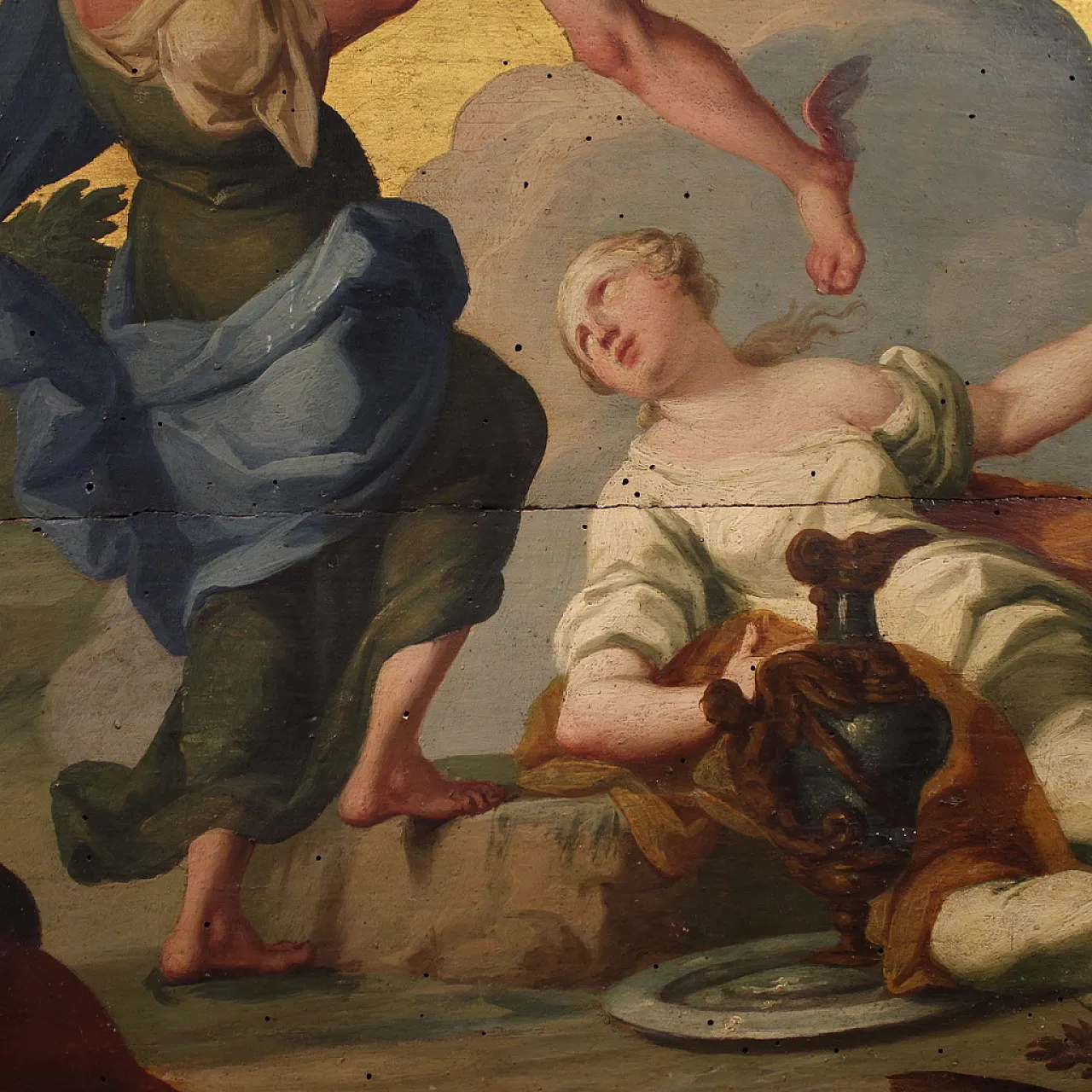 Dipinto sul pannello, Ermes affida Dioniso, XVIII secolo 17