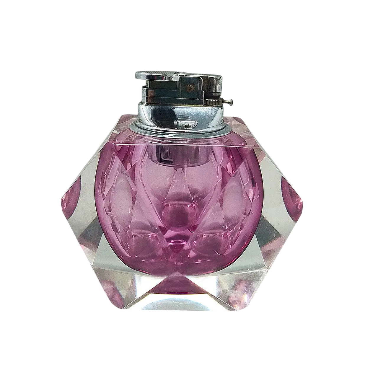 Table lighter in Murano sommerso glass by Flavio Poli for Seguso, 1960 9