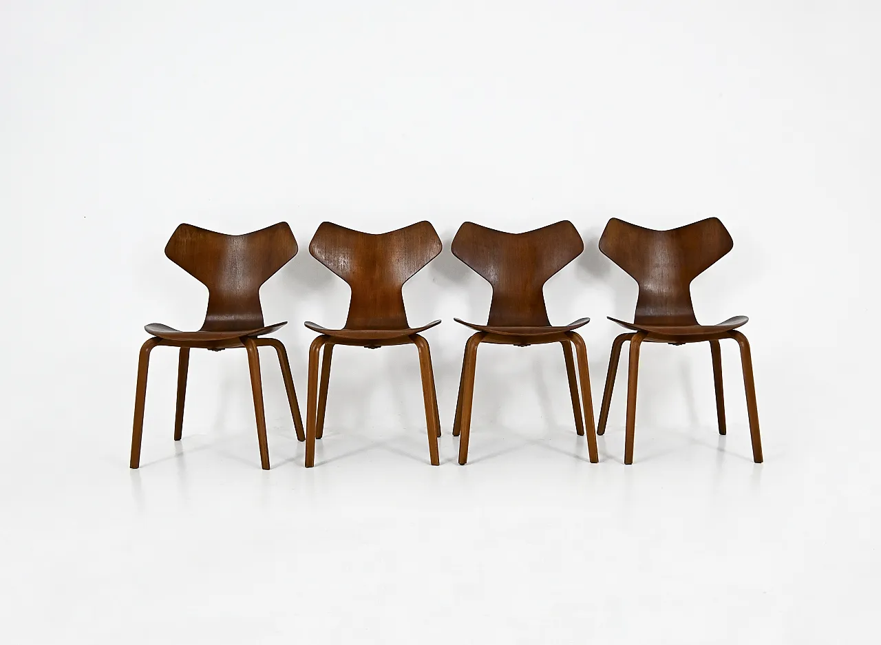 Dining Set di Arne Jacobsen per Fritz Hansen, anni '50 4