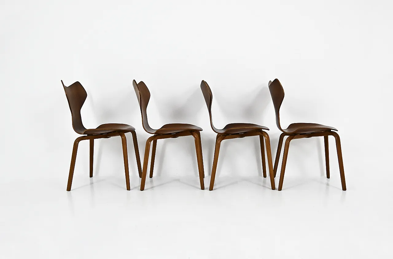 Dining Set di Arne Jacobsen per Fritz Hansen, anni '50 5