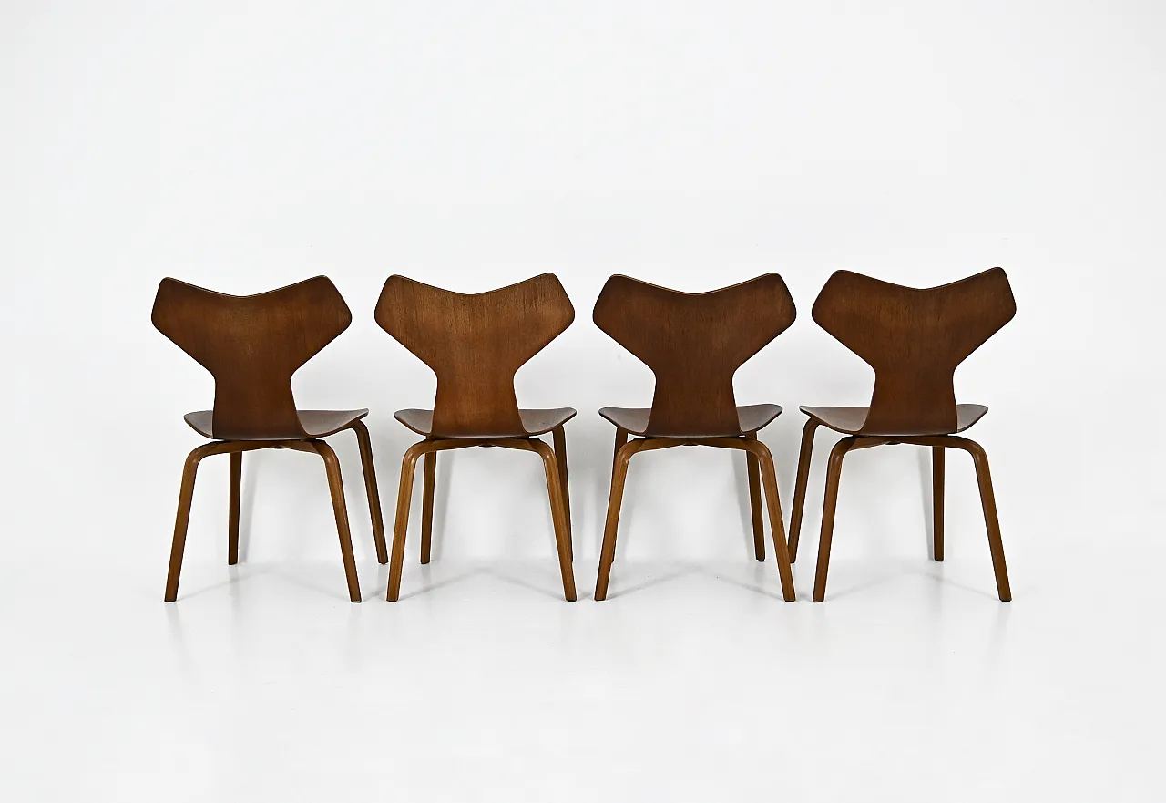 Dining Set di Arne Jacobsen per Fritz Hansen, anni '50 6