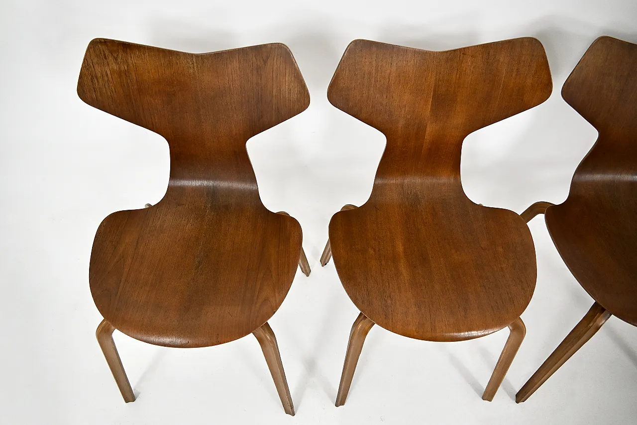 Dining Set di Arne Jacobsen per Fritz Hansen, anni '50 8