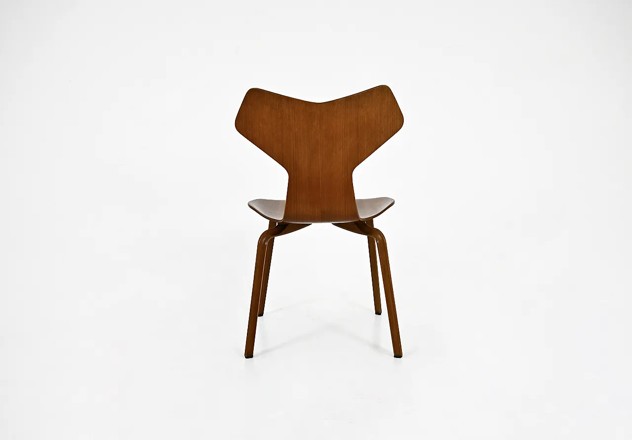 Sedia da pranzo "Grand Prix" di Arne Jacobsen per Fritz Hansen, anni '50 5
