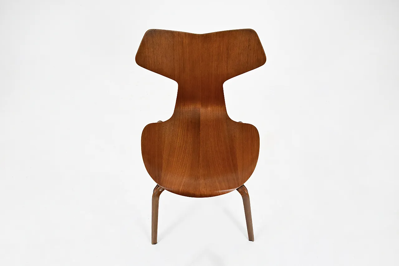 Sedia da pranzo "Grand Prix" di Arne Jacobsen per Fritz Hansen, anni '50 7