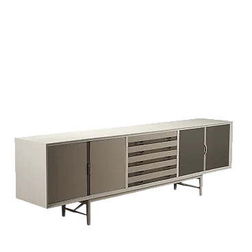 Sideboard Prisma in painted teak, 1960s