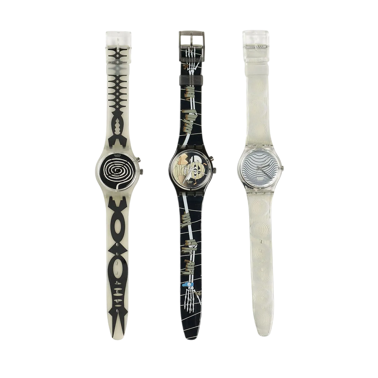 3 orologi Swatch a tema noir, anni '90 11