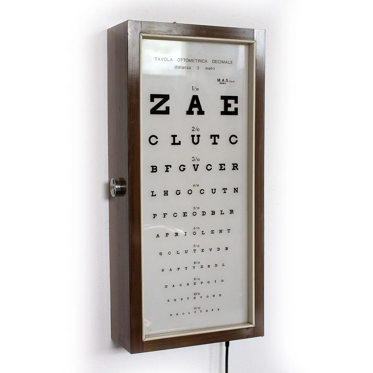 Ottometric table in wood, 1970s 4