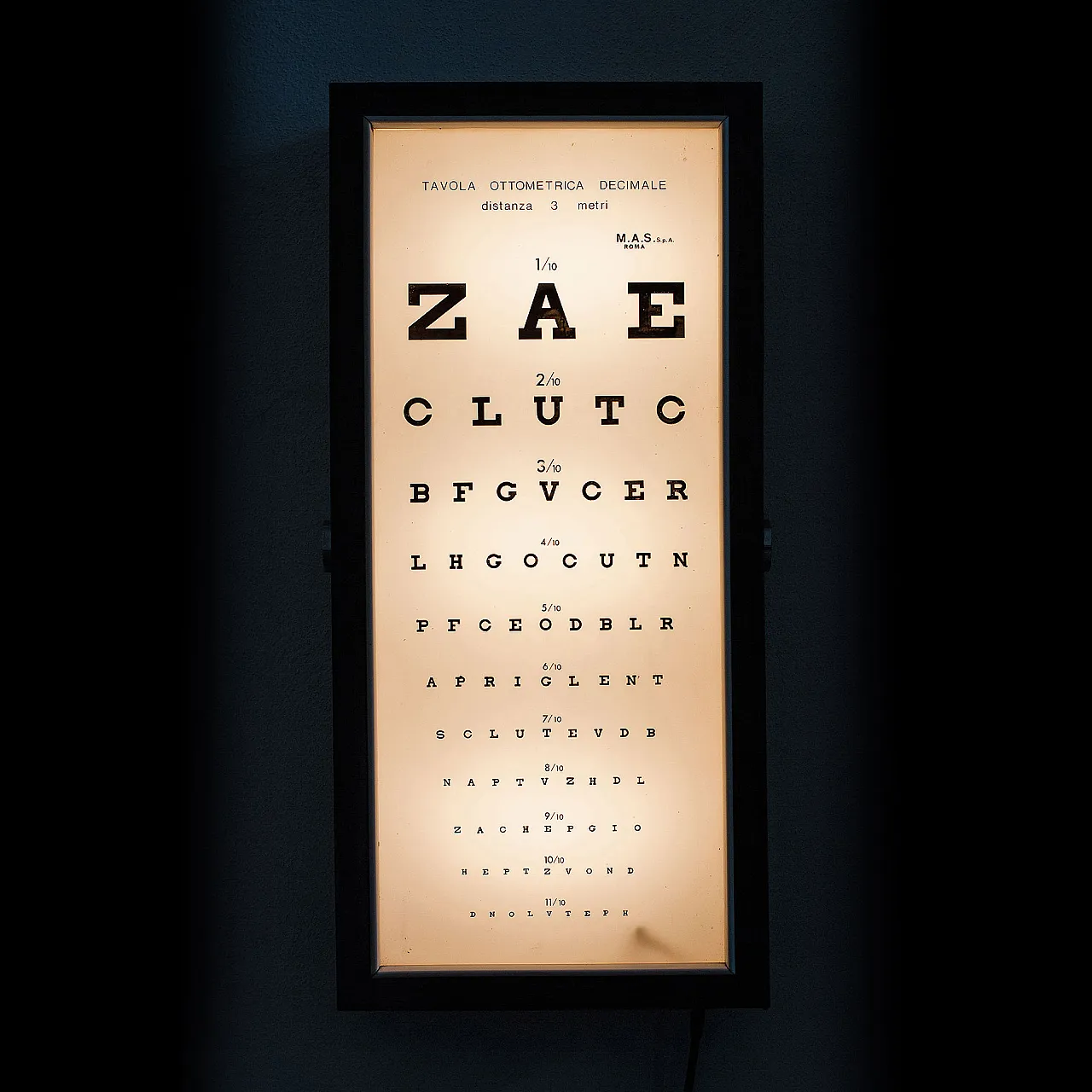 Ottometric table in wood, 1970s 6