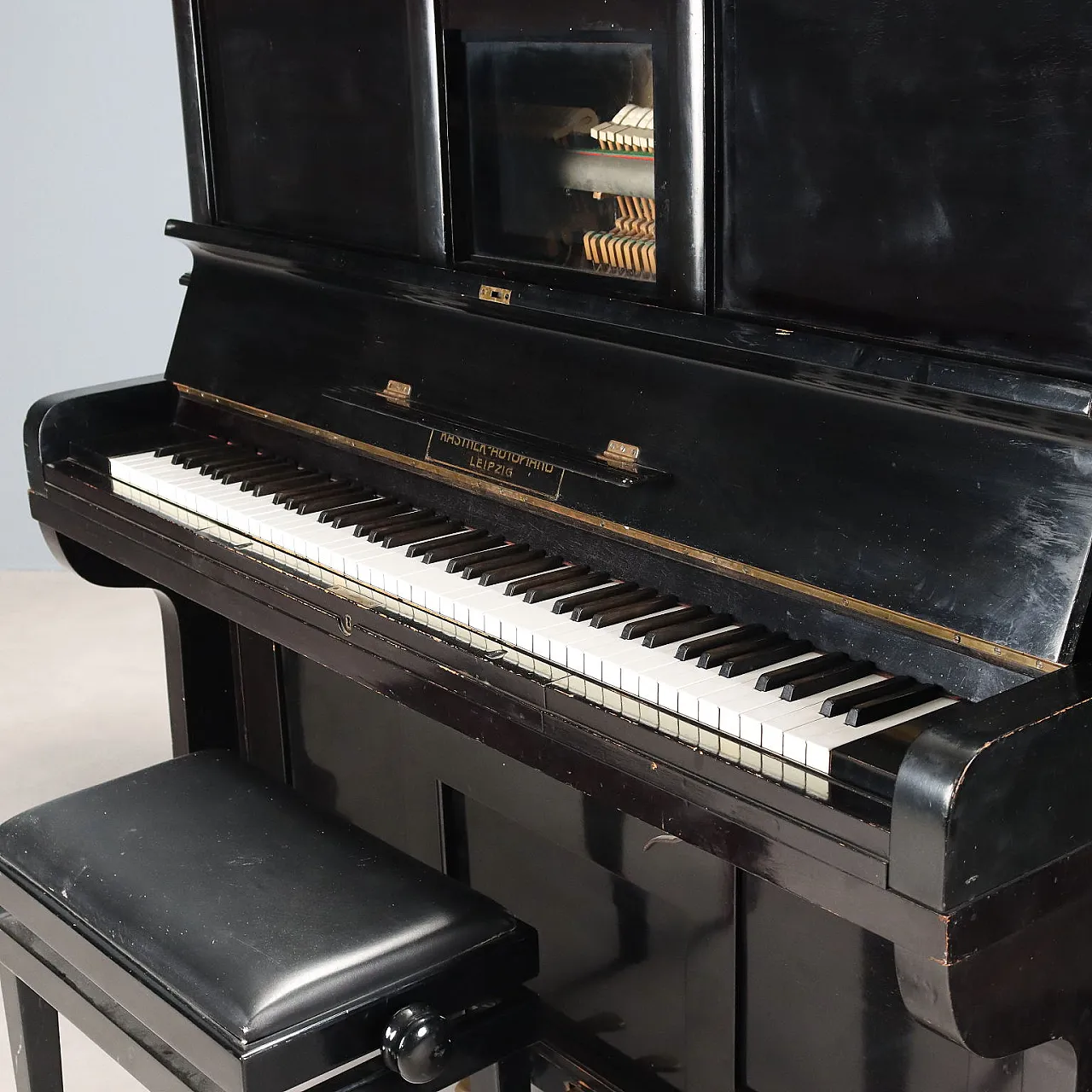 Automatic upright piano Kastner Autopiano Leipzig, 20th century 3