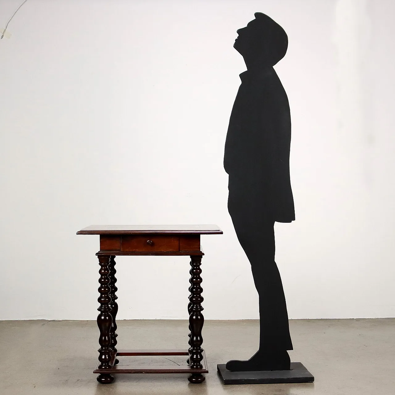 Tavolino da centro in legno, fine '800 2