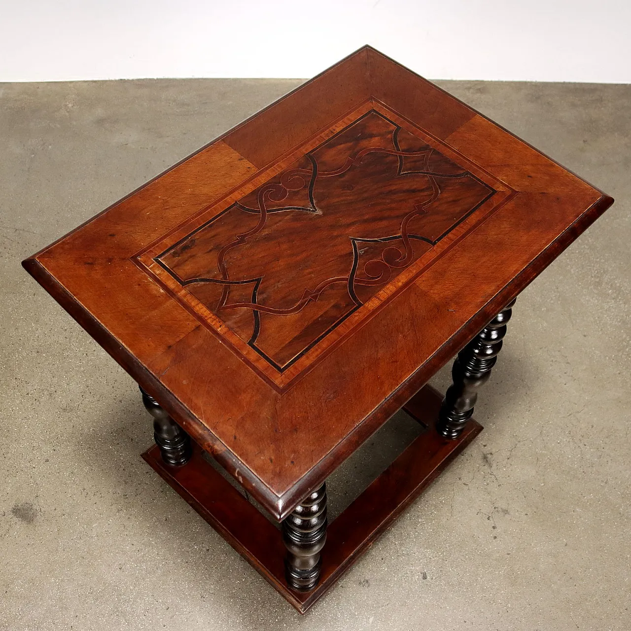 Tavolino da centro in legno, fine '800 3