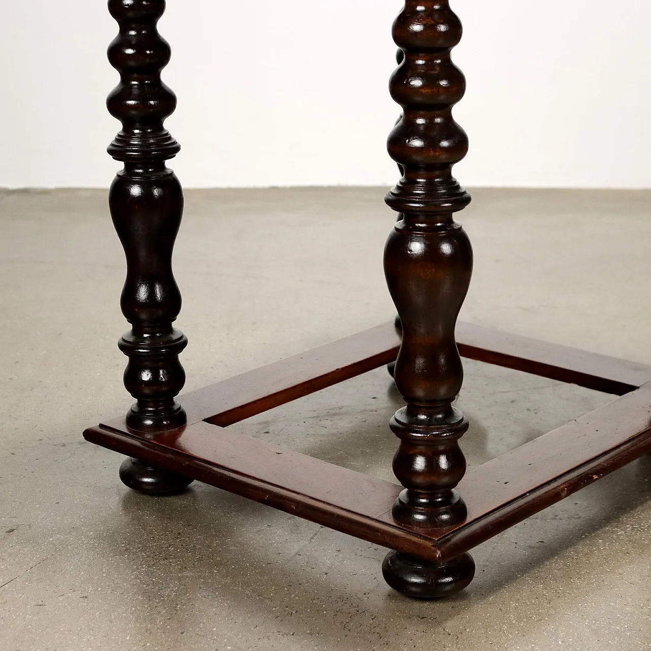 Tavolino da centro in legno, fine '800 5