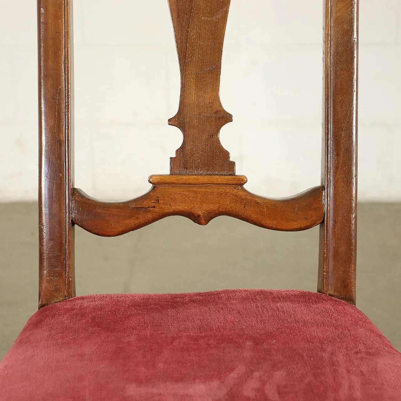 Coppia di sedie su modello inglese imbottite, del '700 6